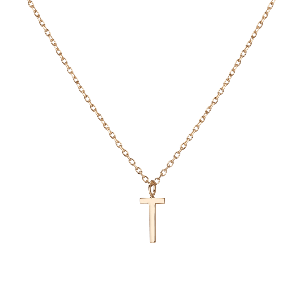 Classic Gold Letter Necklace