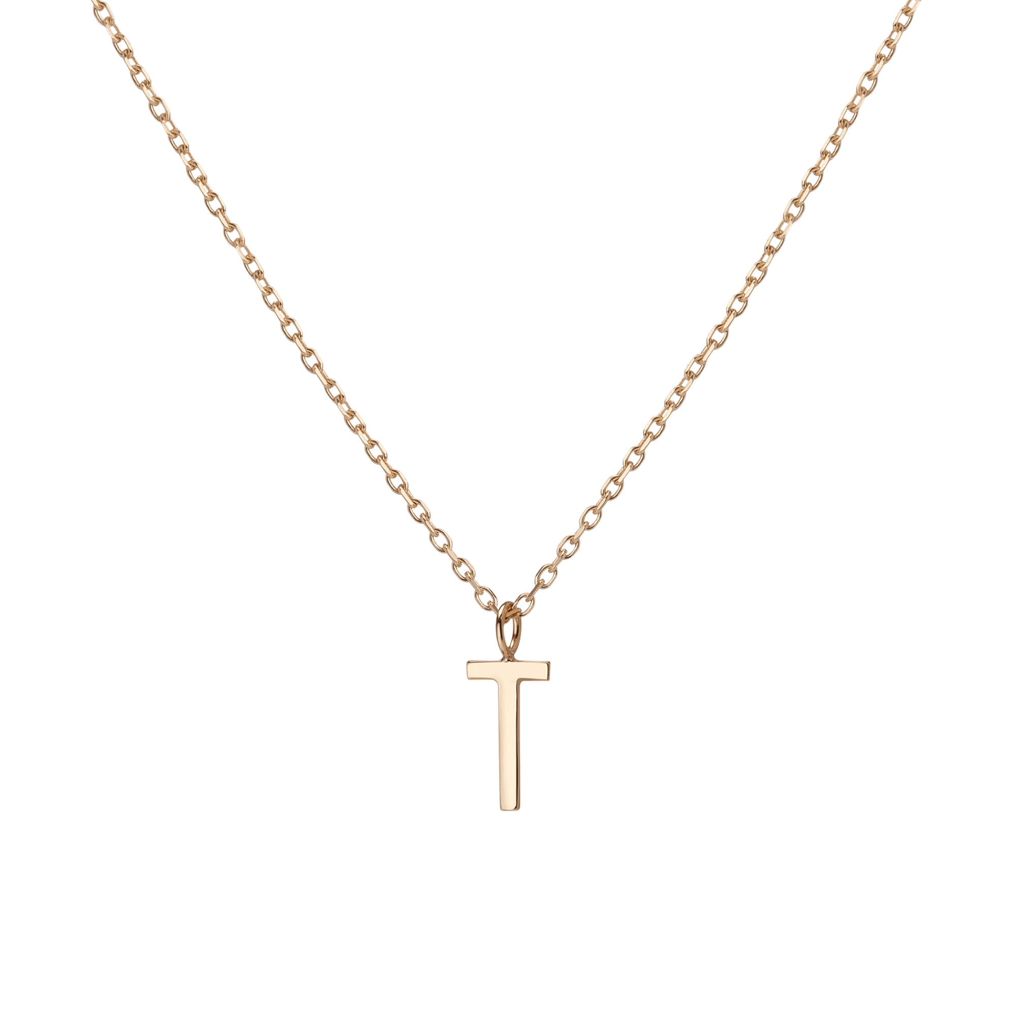 Classic Gold Letter Necklace