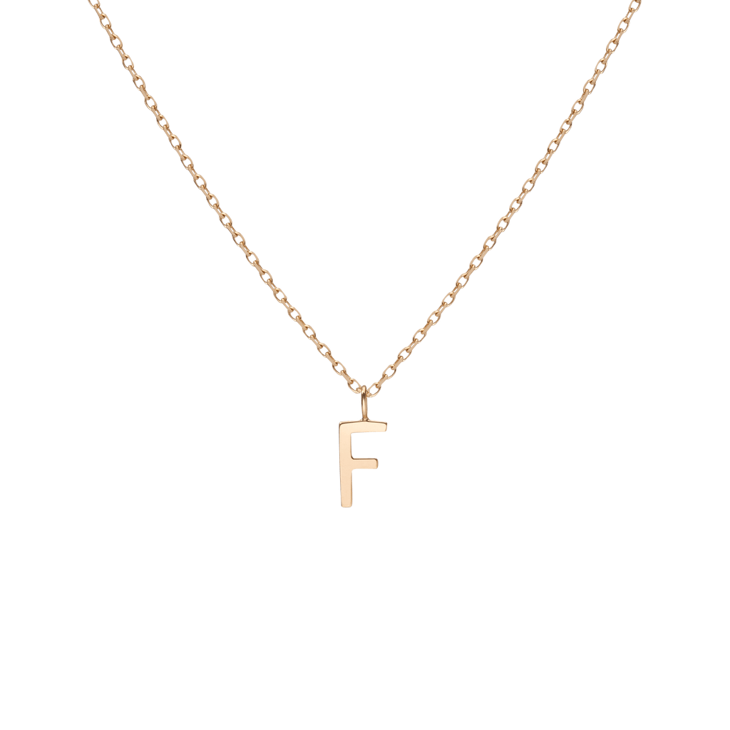 Classic Gold Letter Necklace