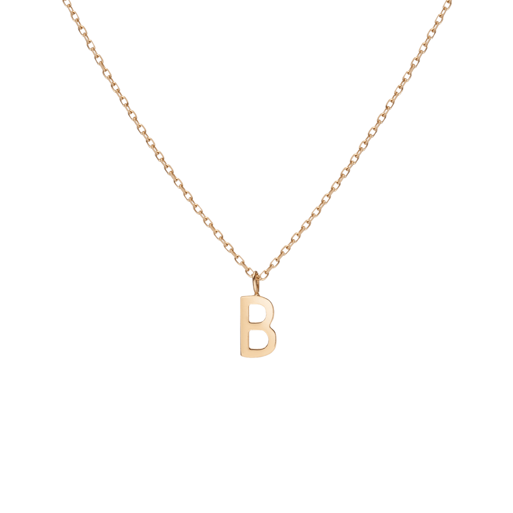 Classic Gold Letter Necklace
