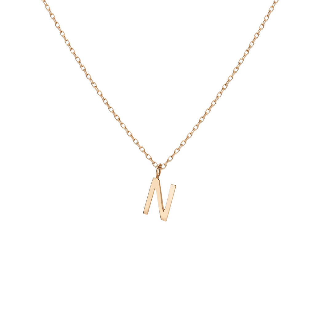 Classic Gold Letter Necklace