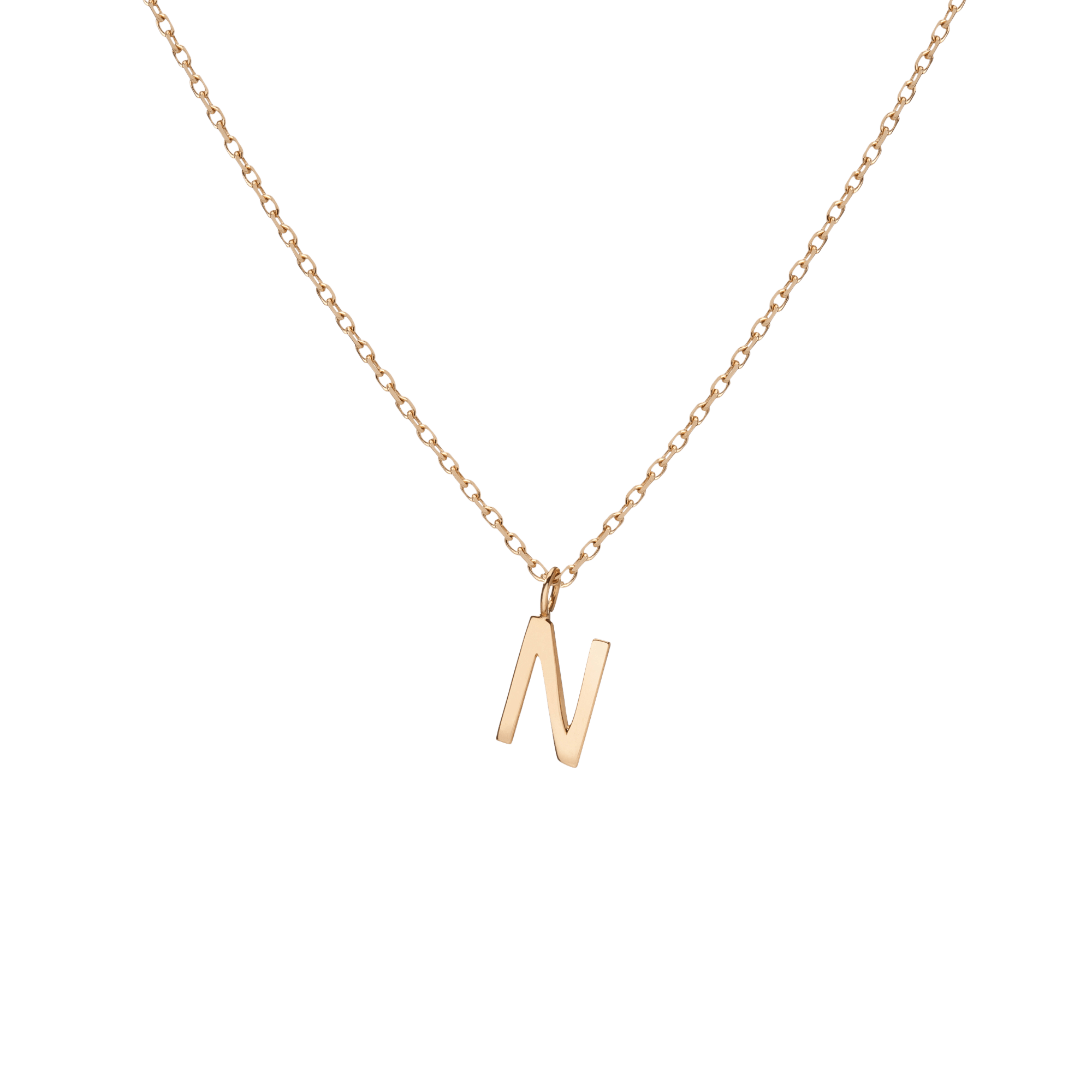 Classic Gold Letter Necklace