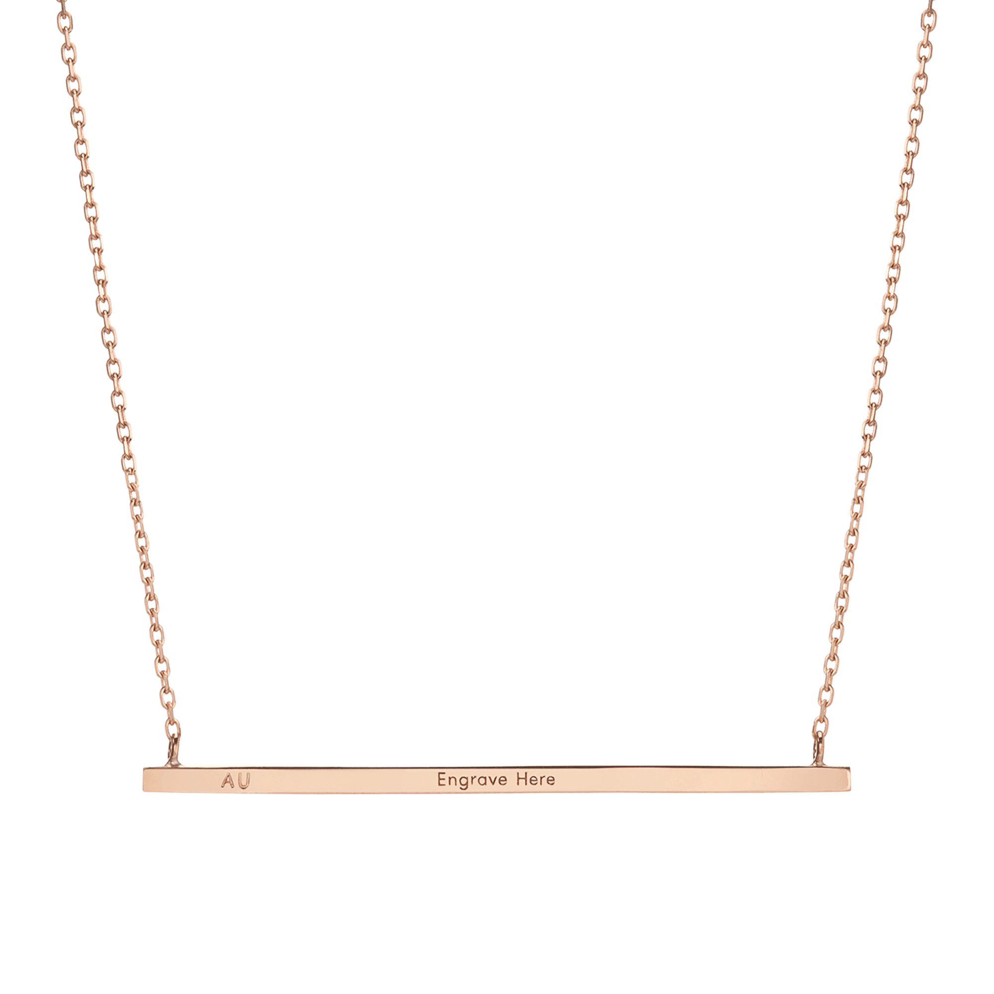 Gold Bar Necklace