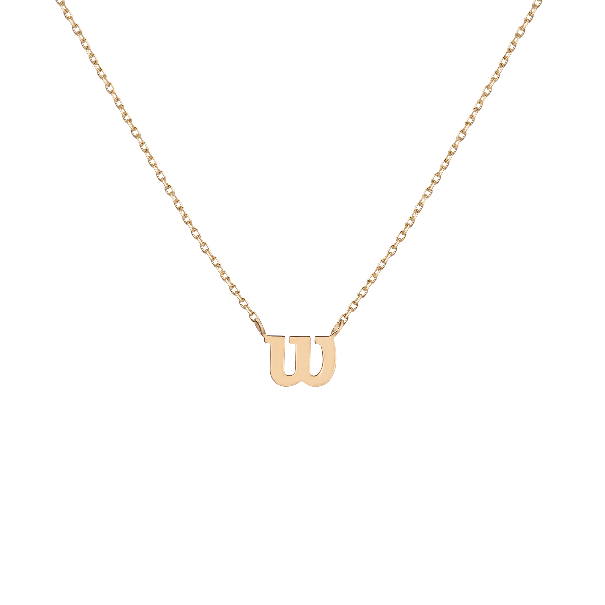 Aurate x Wilson: Dainty W Necklace