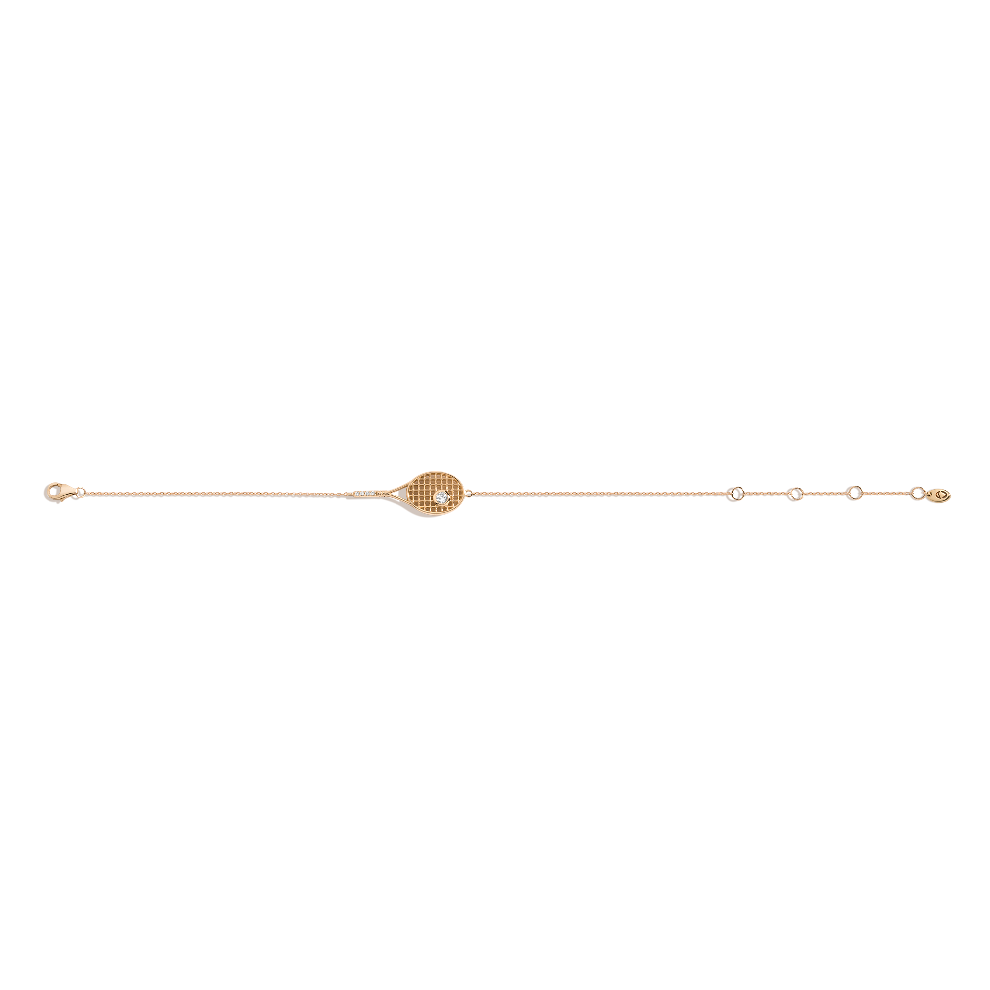 Lab Grown Diamond Tennis Racket Bracelet