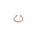 Mini Earcuff  Yellow Gold Vermeil 14k Yellow Gold 18k Yellow Gold White Diamonds Laid down    Front First Pair | Single |