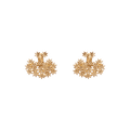 Flower Earring Back Small Yellow Gold Vermeil 14k Yellow Gold 18k Yellow Gold     Front First Pair | Single |