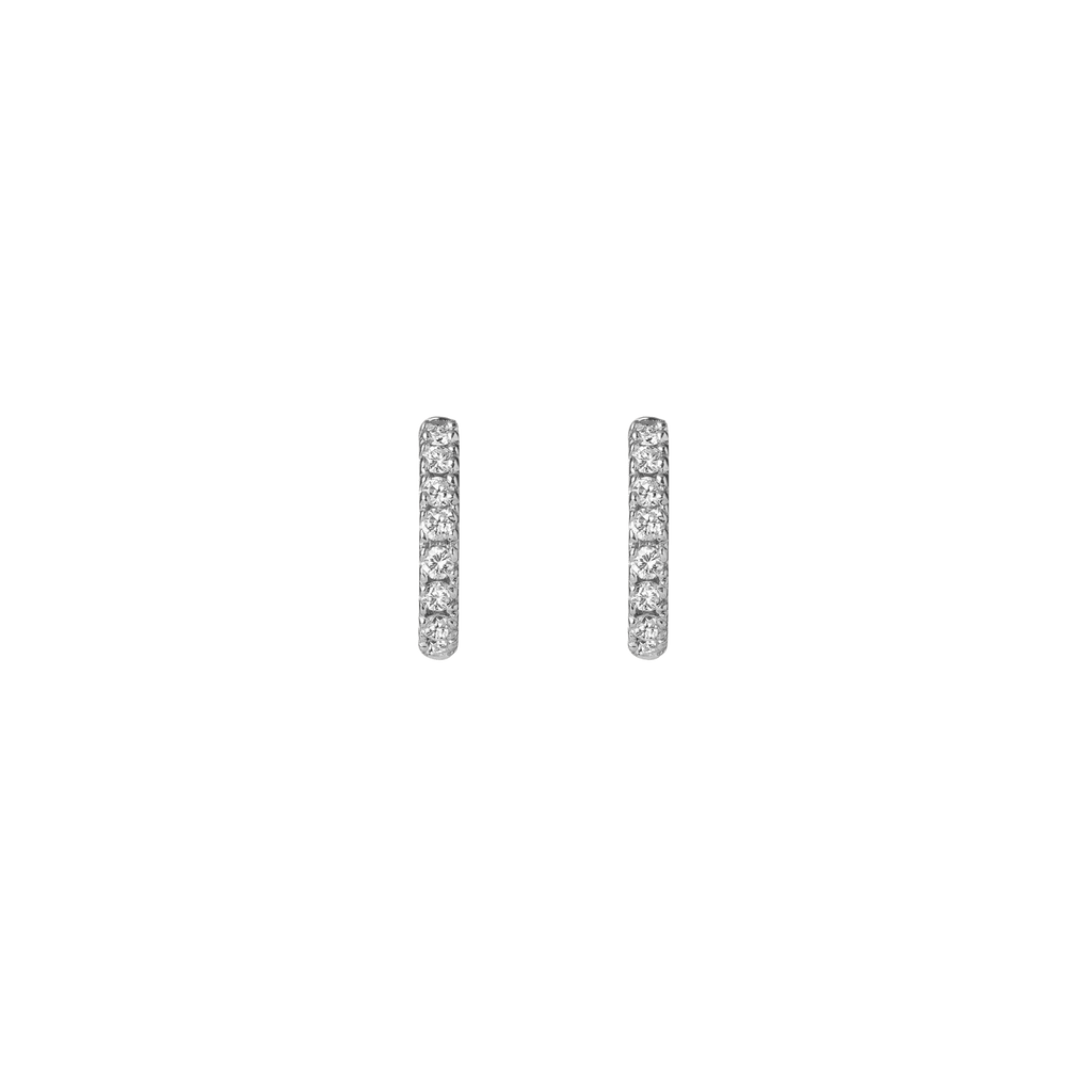 Diamond Huggie Earrings