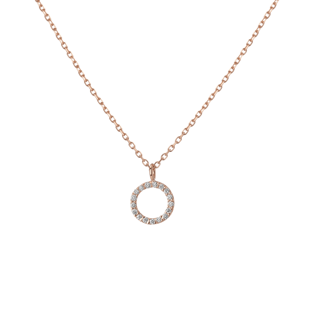 Classic Diamond Letter Necklace