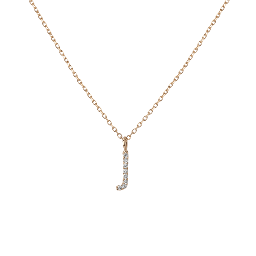 Classic Diamond Letter Necklace