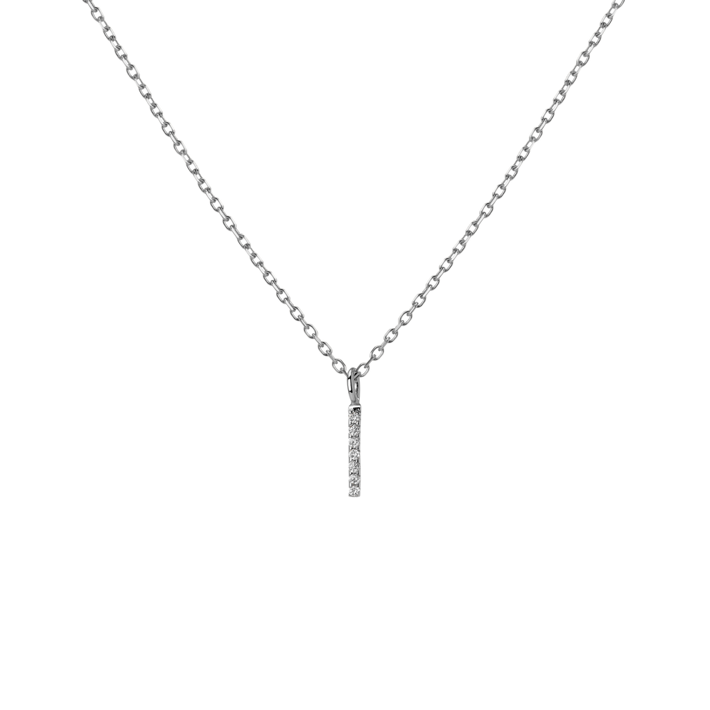 Classic Diamond Letter Necklace