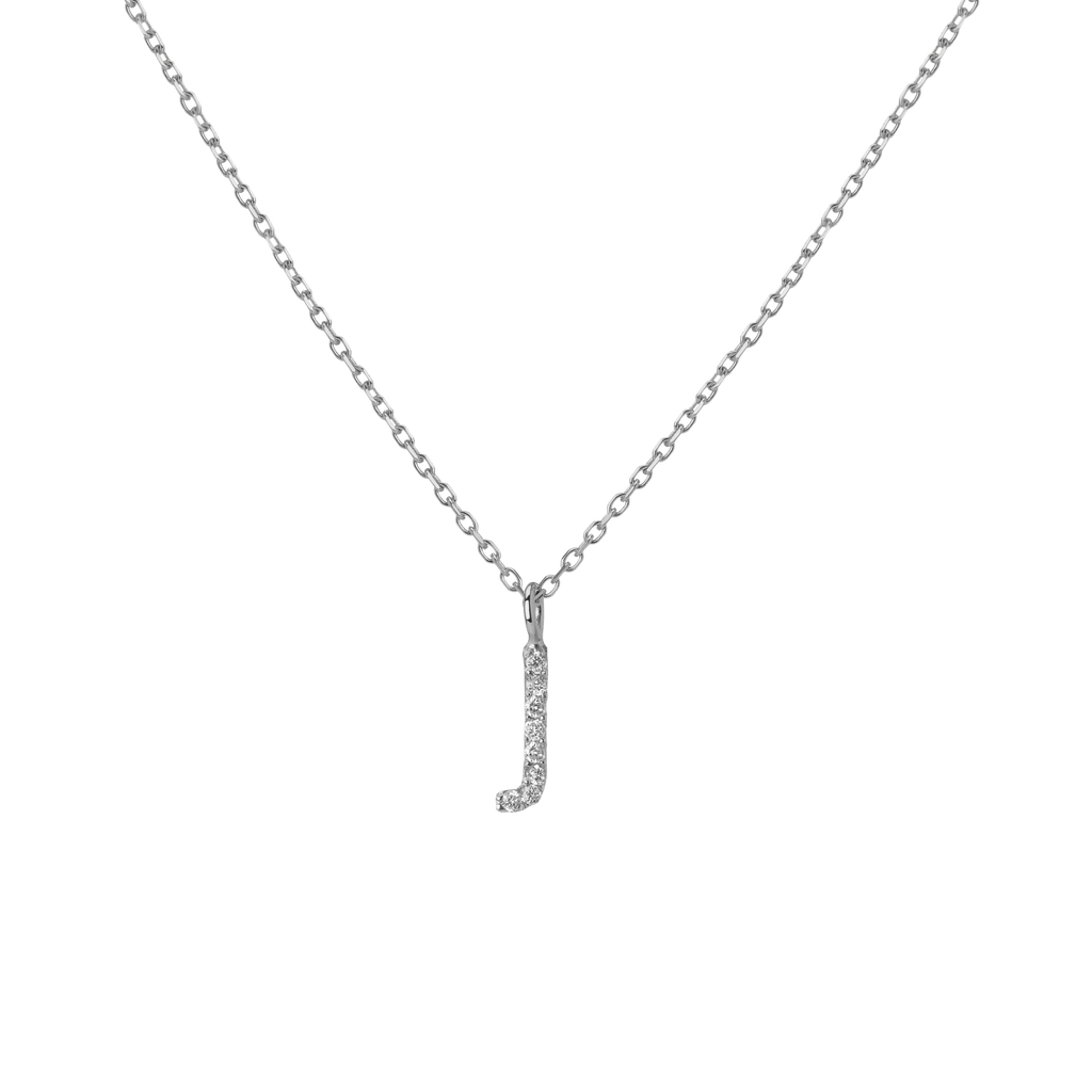 Classic Diamond Letter Necklace