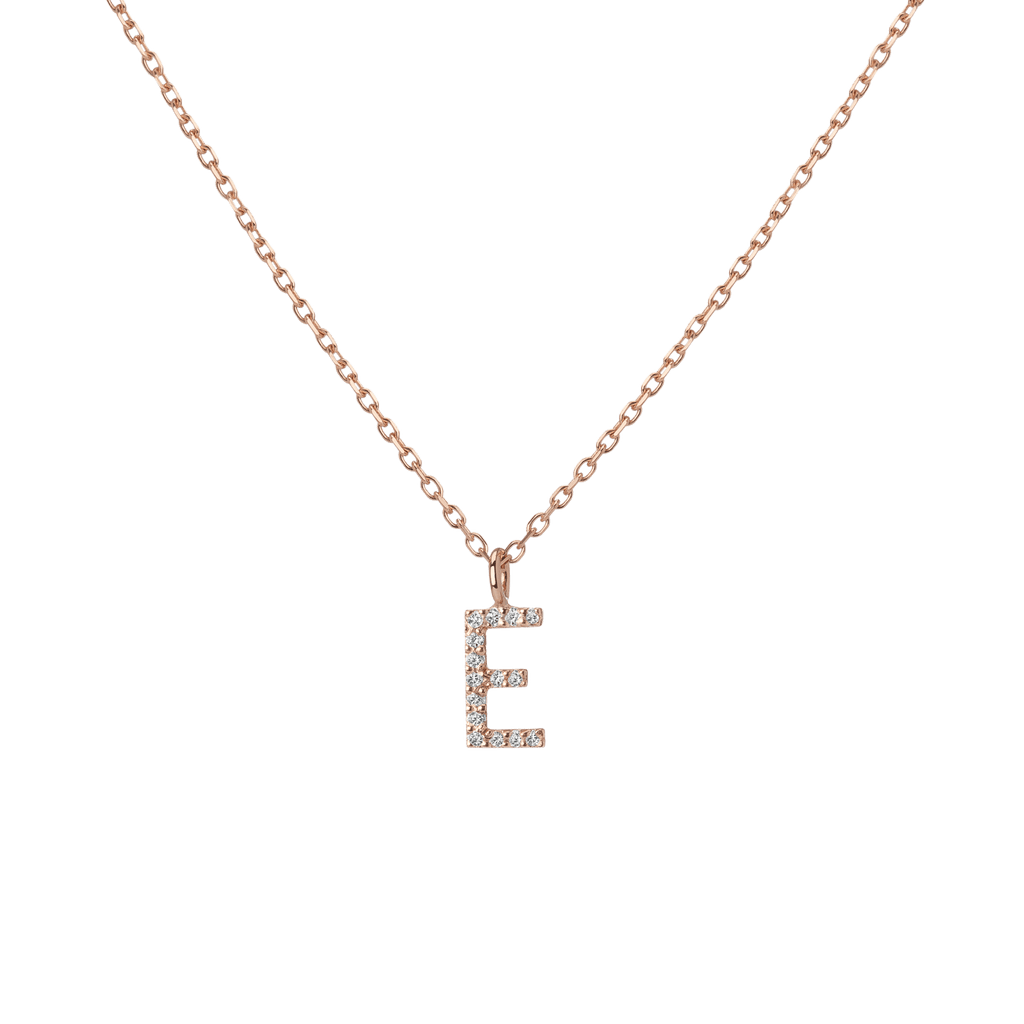 Classic Diamond Letter Necklace