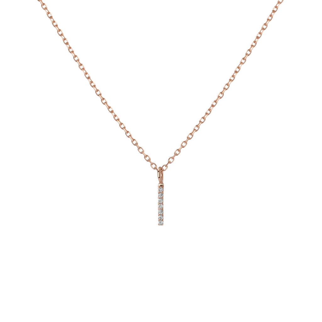 Classic Diamond Letter Necklace