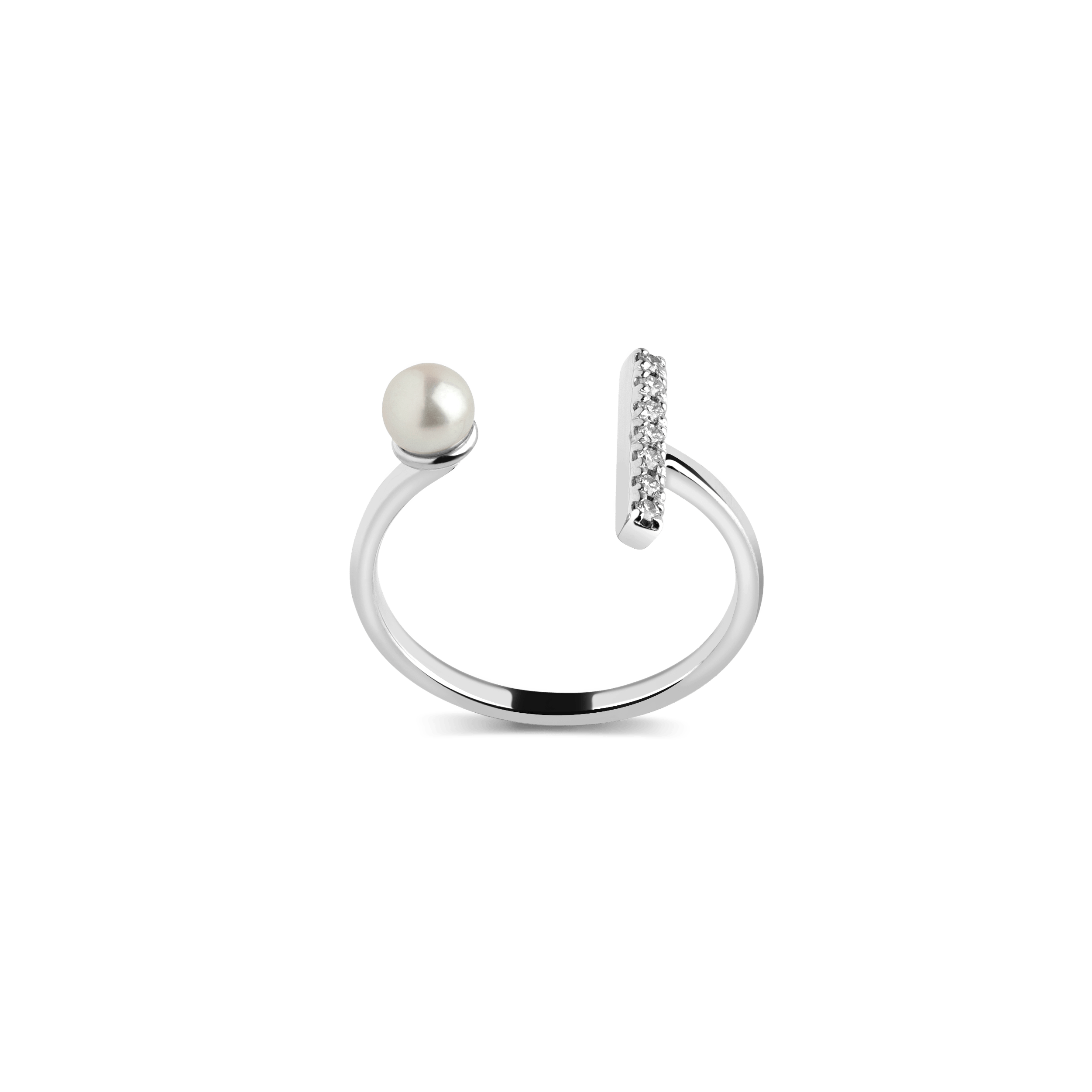 Archival Open Pearl Ring