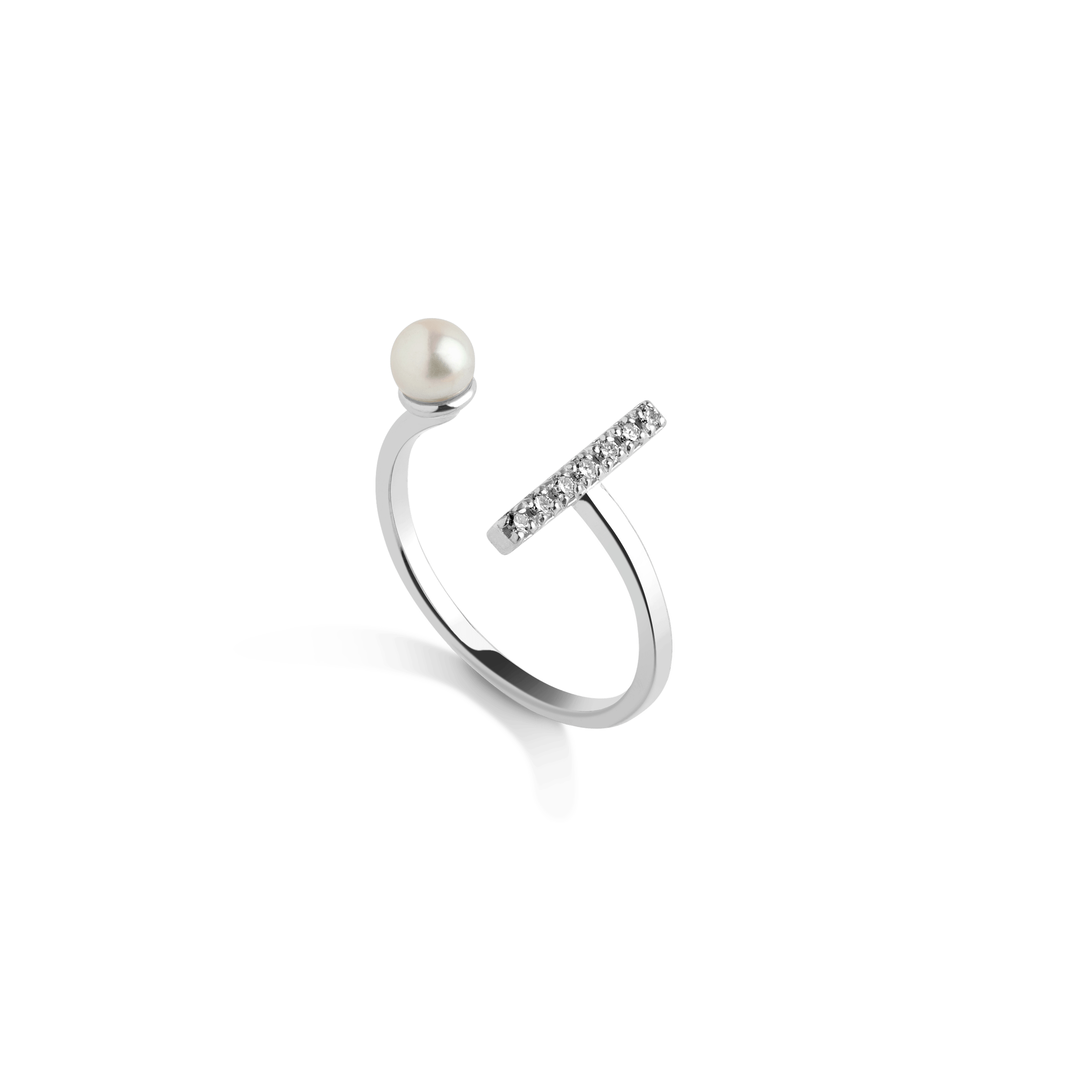 Archival Open Pearl Ring