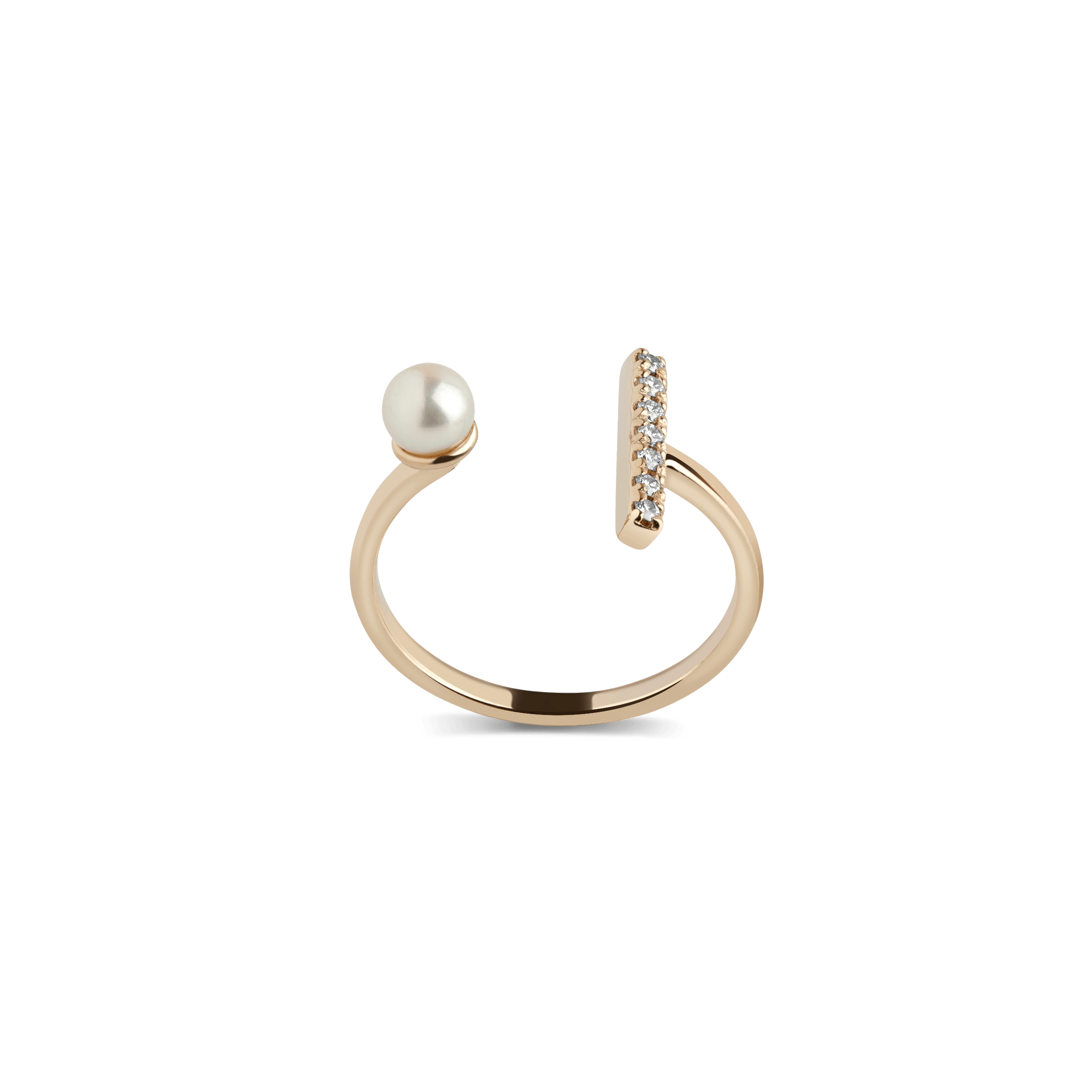Archival Open Pearl Ring