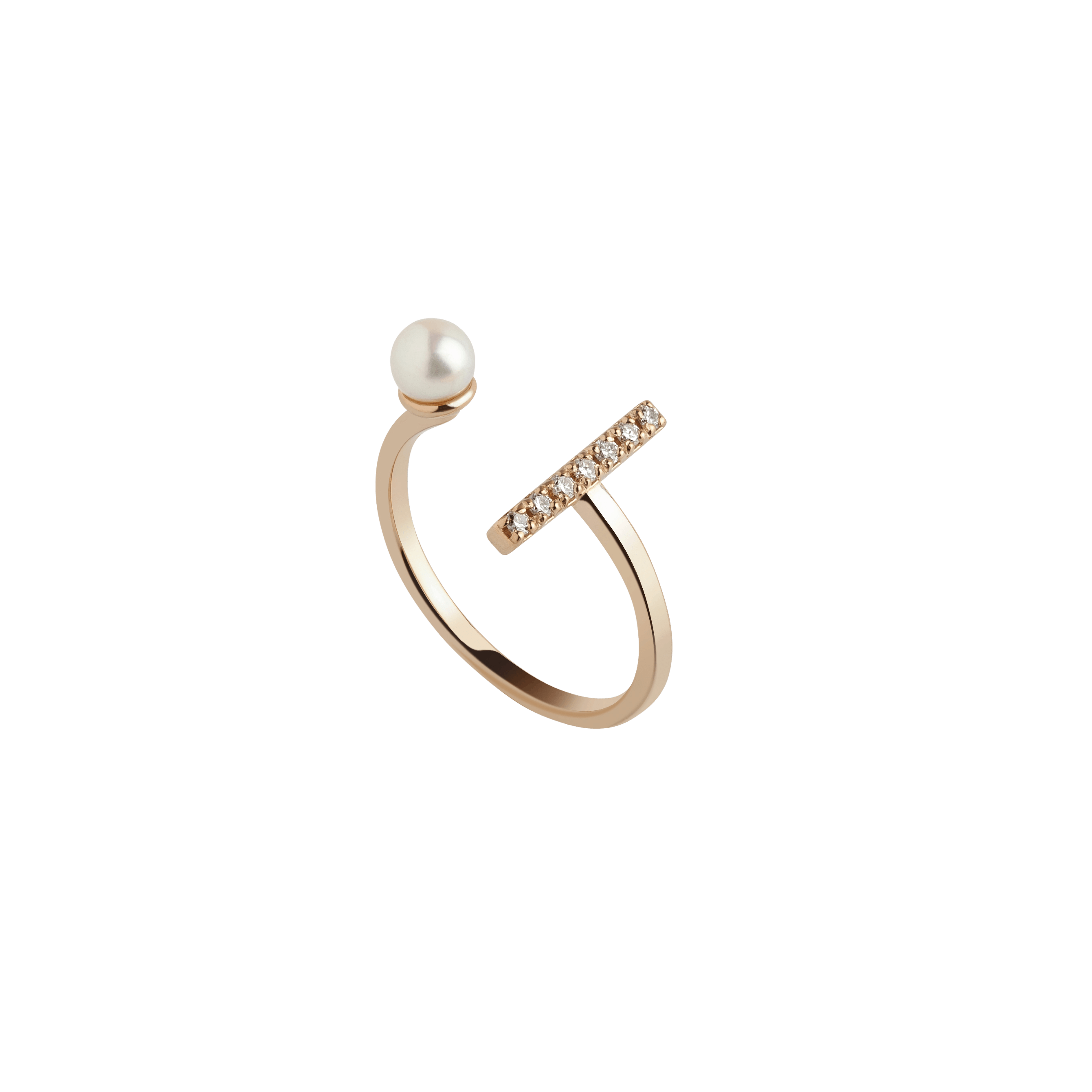 Archival Open Pearl Ring