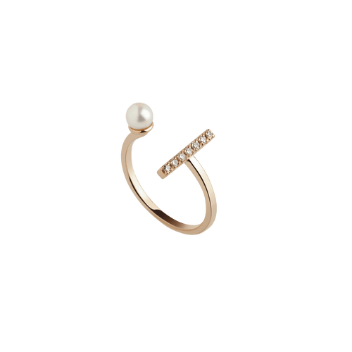 Archival Open Pearl Ring