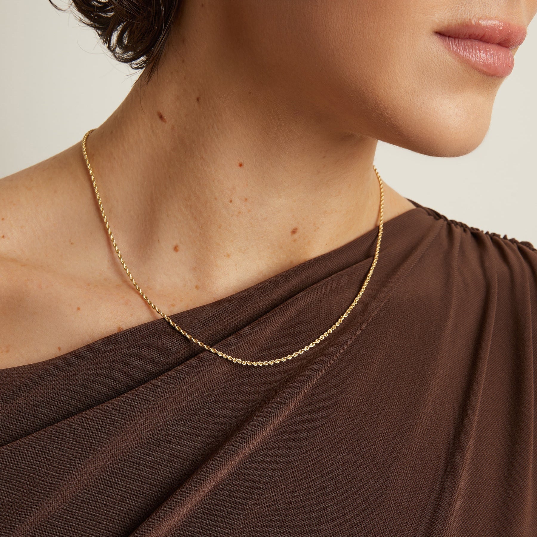 Small Rope Chain Necklace