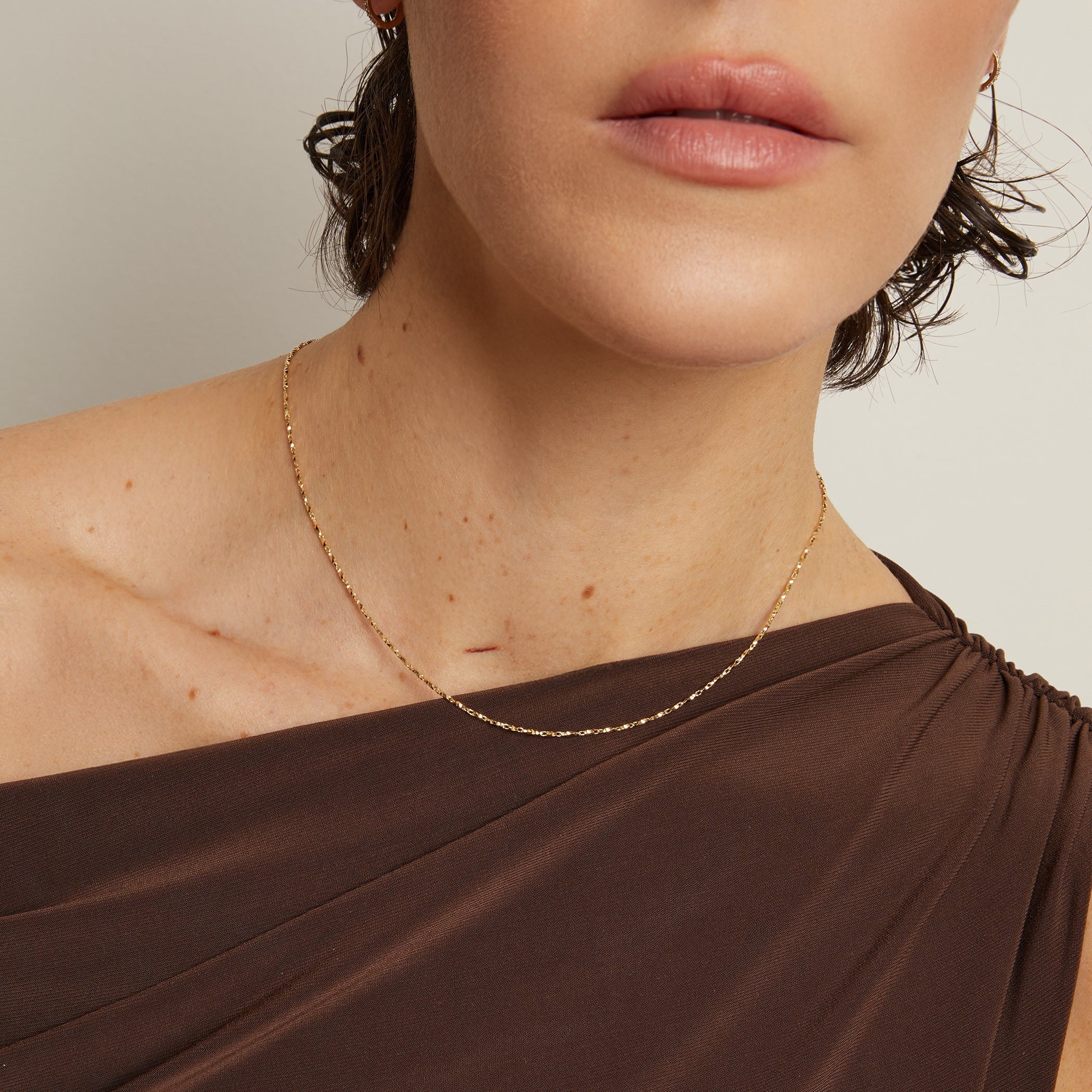 Dainty Geometric Chain Necklace