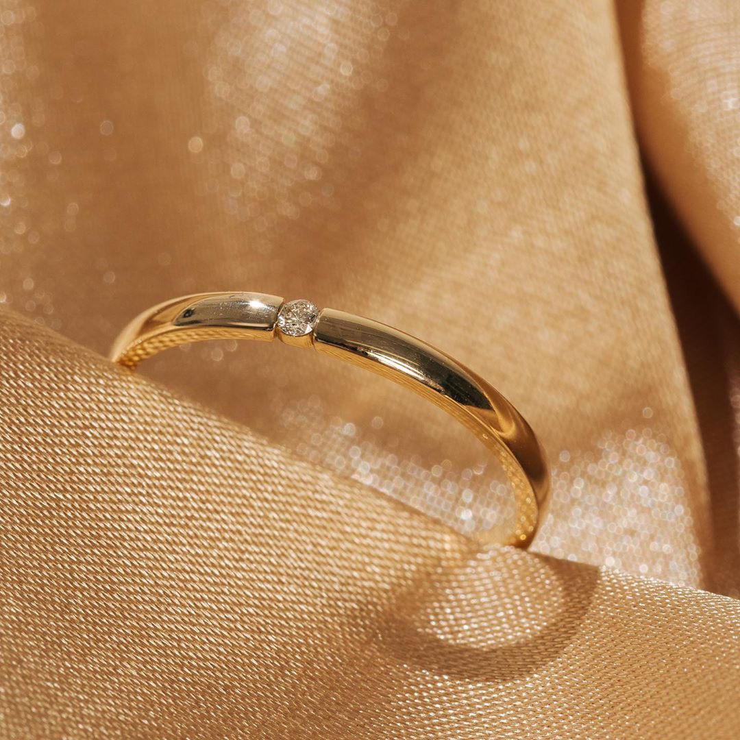 Petite Diamond Tension Ring