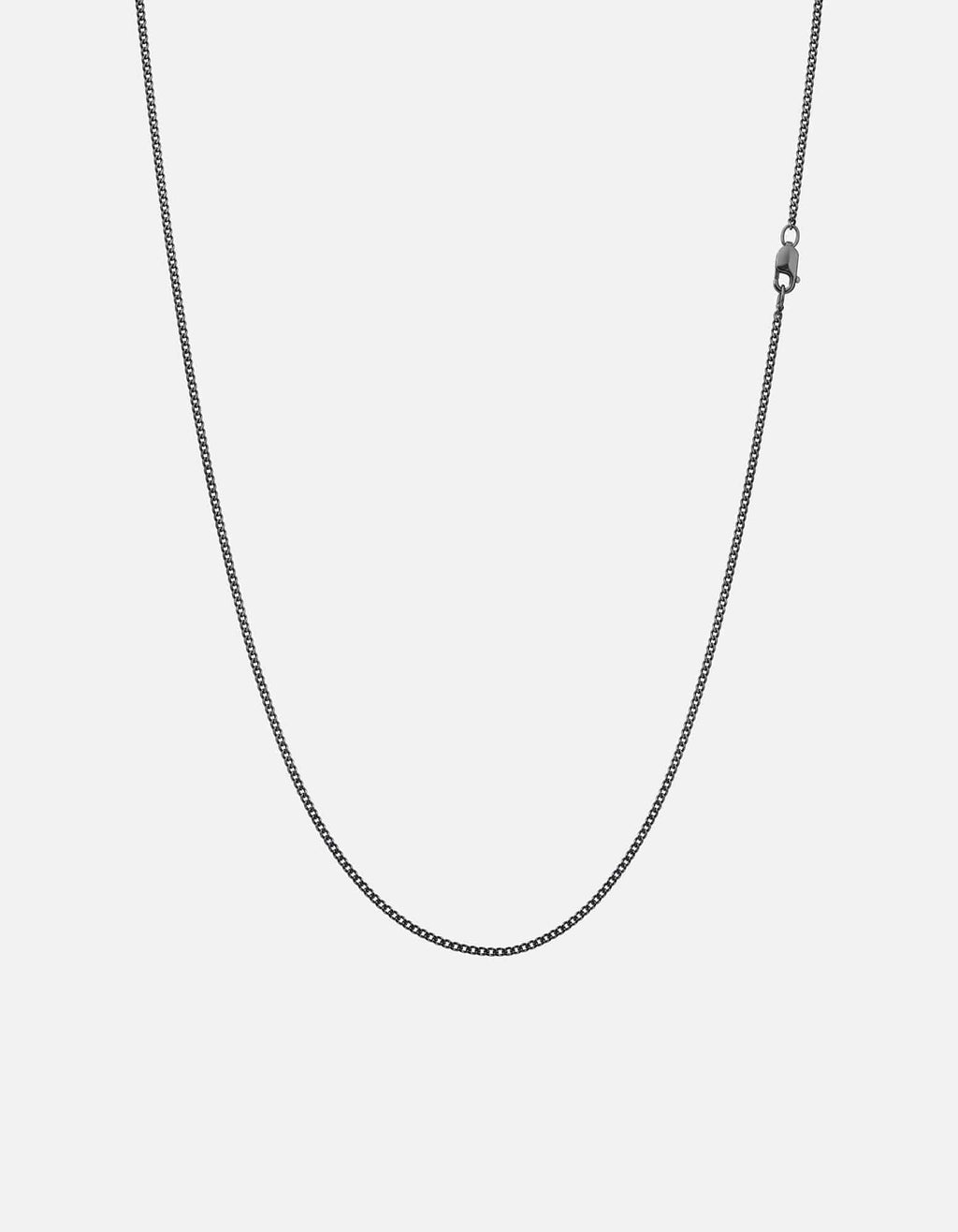 1.3mm Cuban Curb Chain Necklace, Sterling Silver