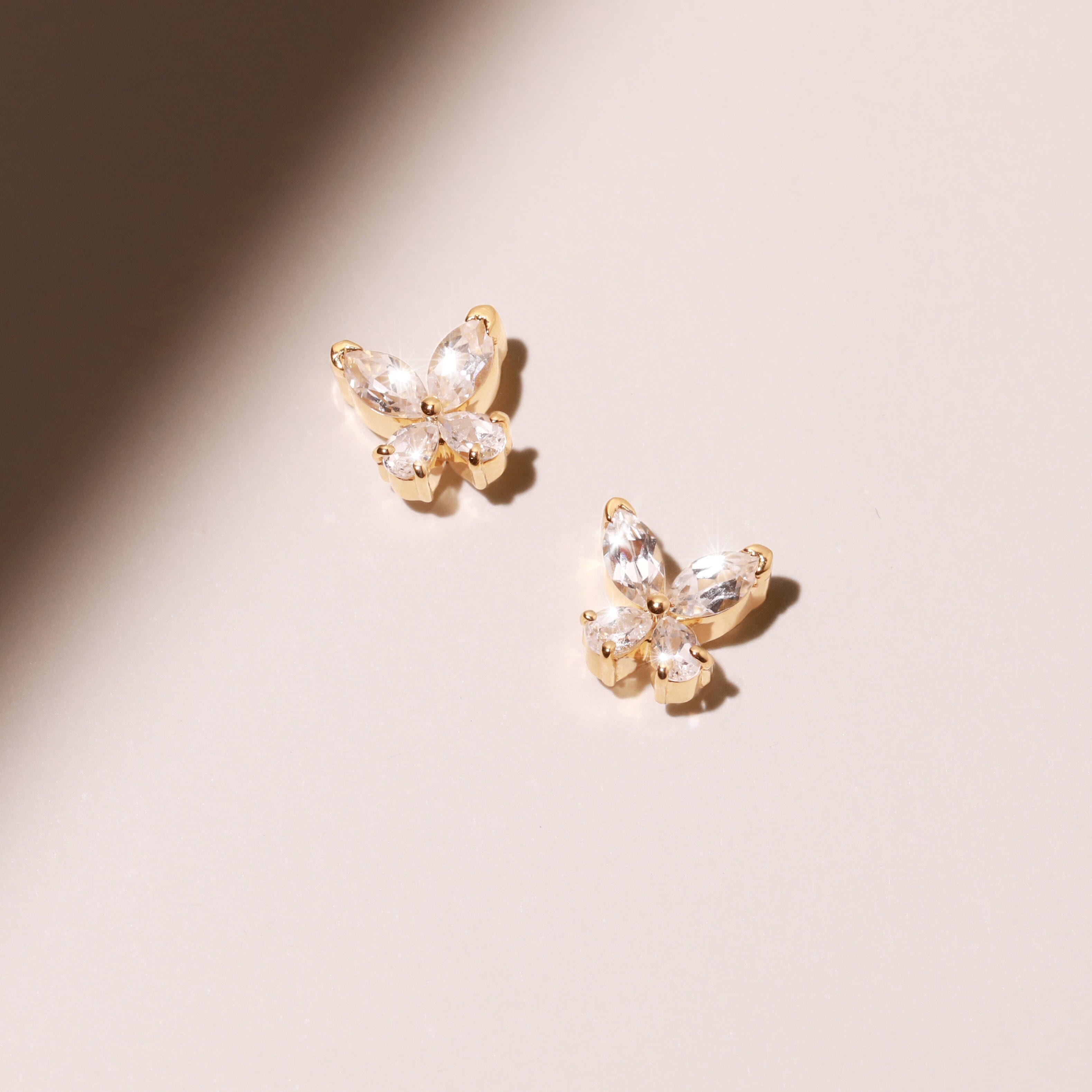 Lab Grown Diamond Butterfly Earrings