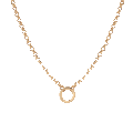 Rolo Chain Charm Necklace